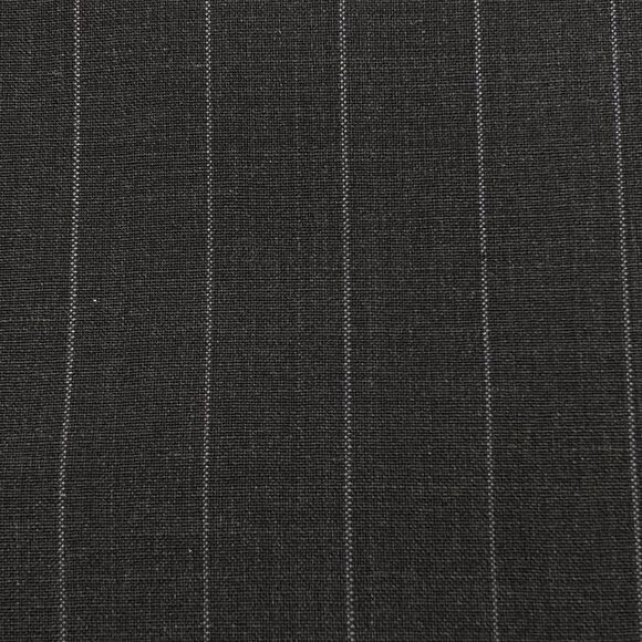 Lineage Sport Coat Stripe Wool Gray 3 Button 46 48 Preppy Italy Mafia Career - Picture 5 of 15